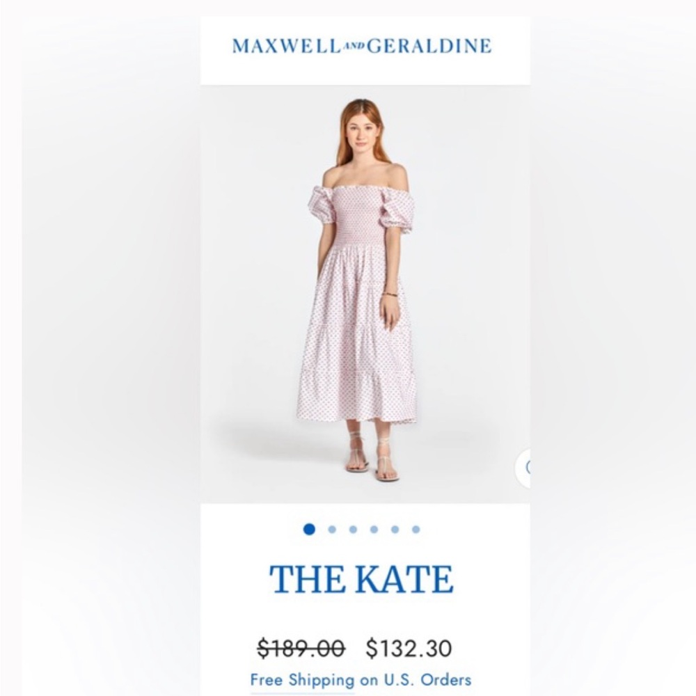 Maxwell & Geraldine The Kate Dress SZ S
